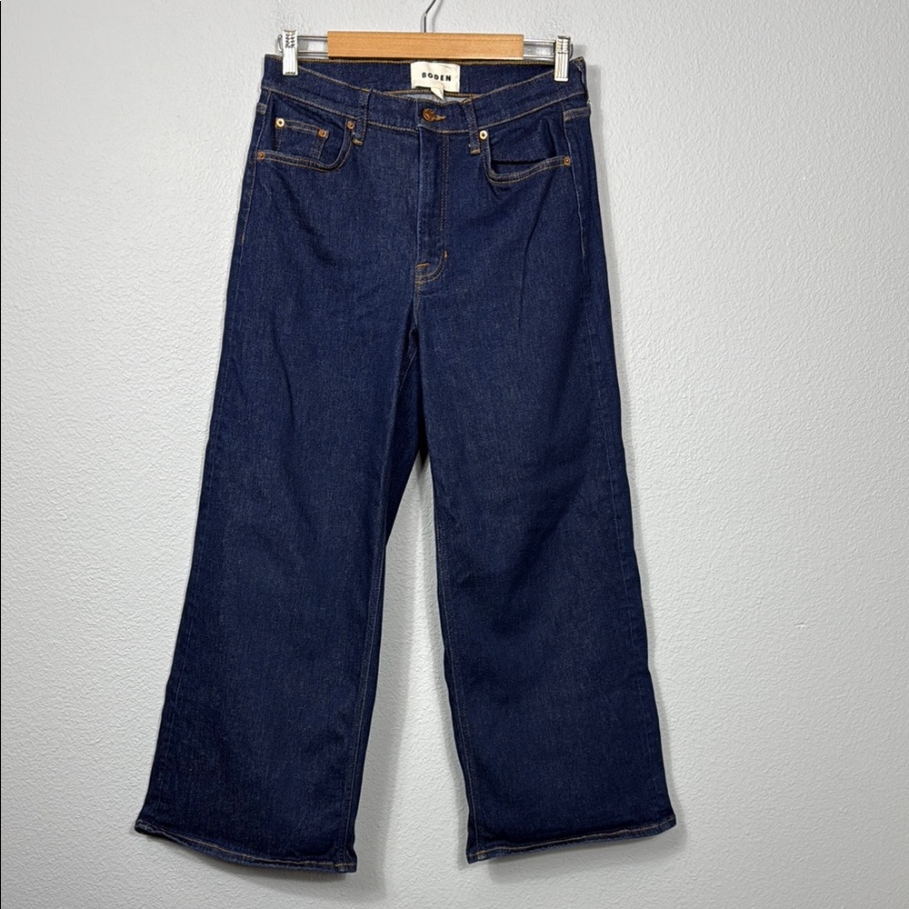 Boden Dark Blue Flare & Wide Leg Jeans